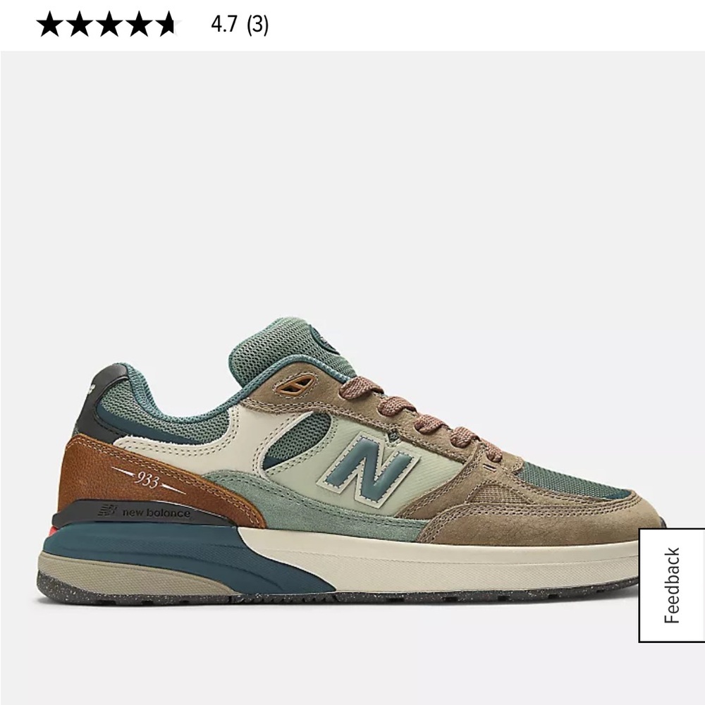 New Balance Men's wide 933 sneakers